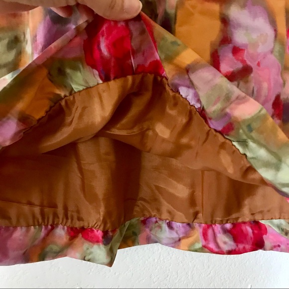 J CREW bubbled hem floral skirt - Picture 5 of 8